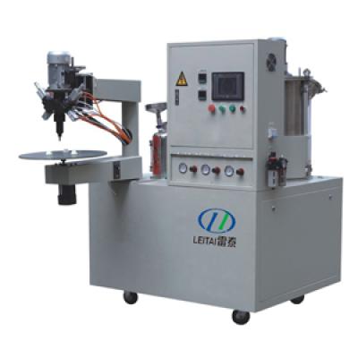 A B Two Compounds Filter End Cap Gluing Machine