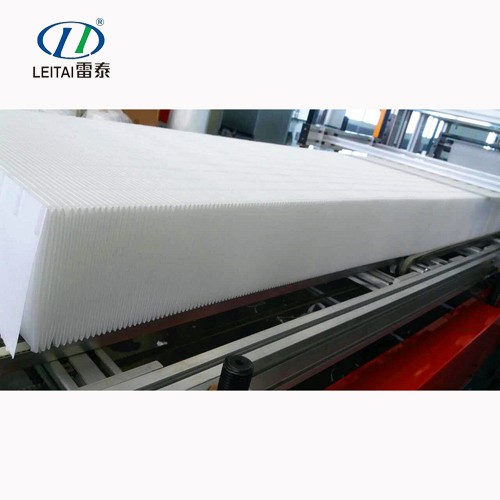 Fold 300mm Hight Depth Full-auto Rotary HEPA Air Filter Pleating  Production Line  